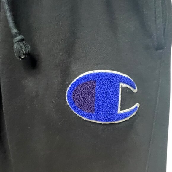 Champion‎ Reverse Weave Big Logo Jogger Sweatpants (Men's Small) Black - Picture 6 of 9